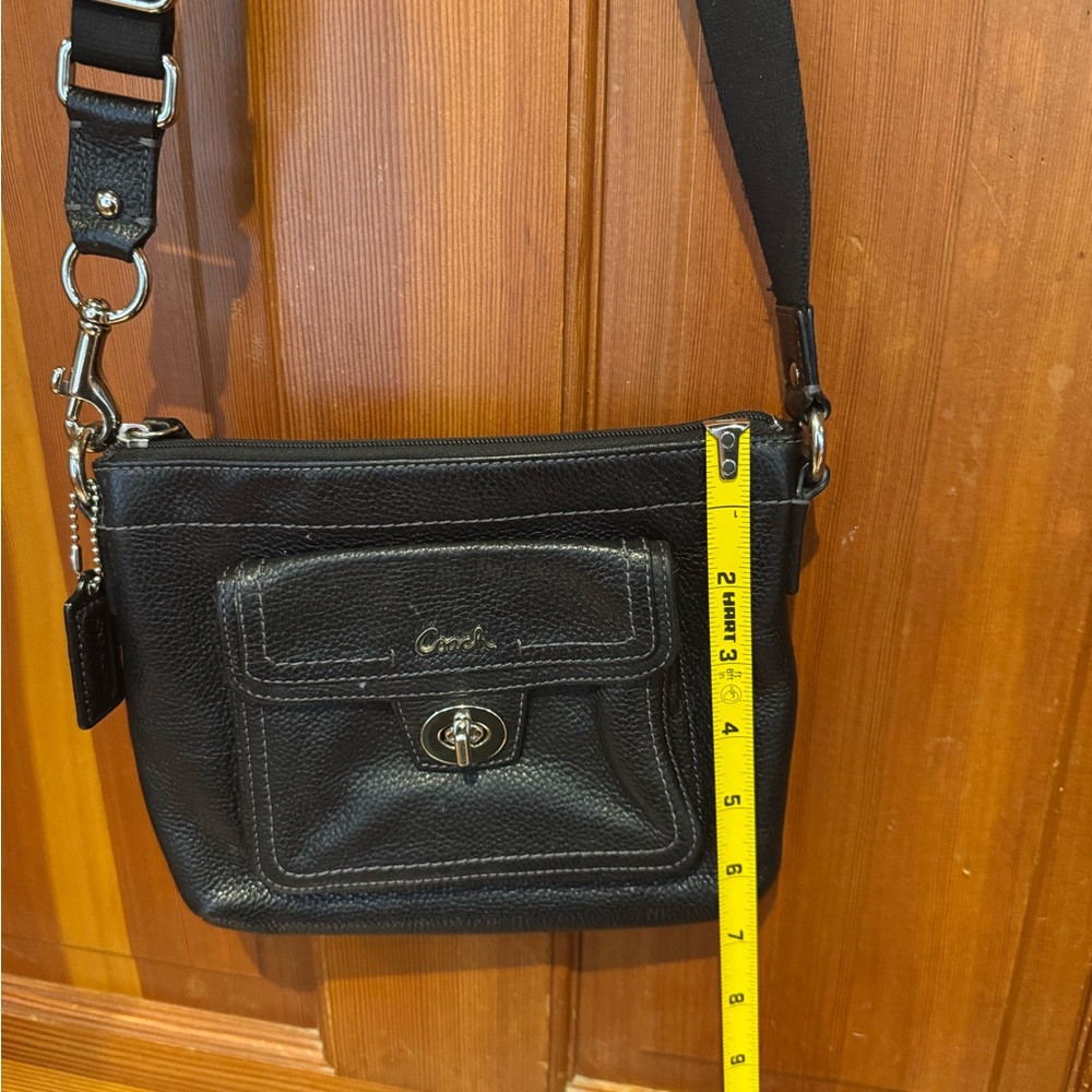 Coach Black Crossbody Bag black leather - Picture 11 of 11